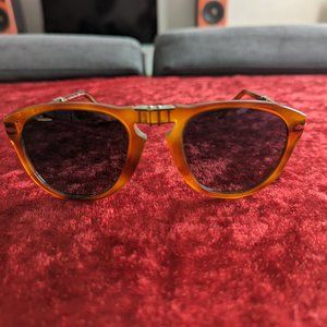 Persol 714 Steve McQueen Folding Sunglasses Handmade in Italy 714-SM Havana